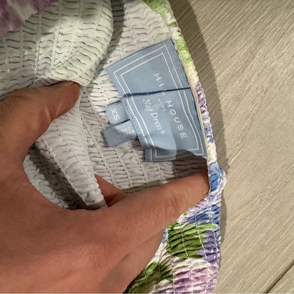 Hill House The Lilou Nap Dress Blue Hydrangea Crepe - Picture 4 of 4